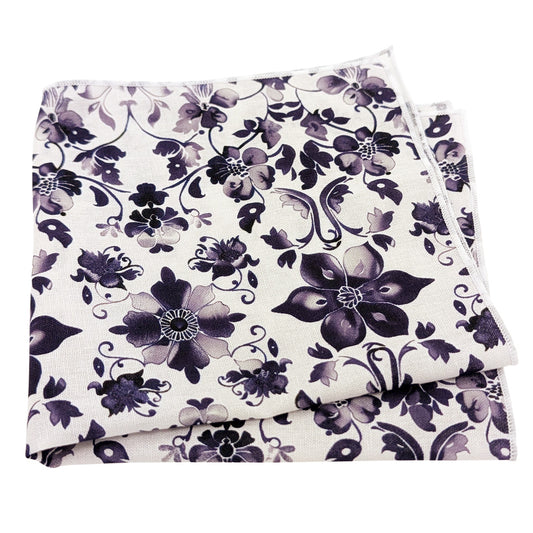 Purple-Vintage-Floral-Cotton-Pocket-square