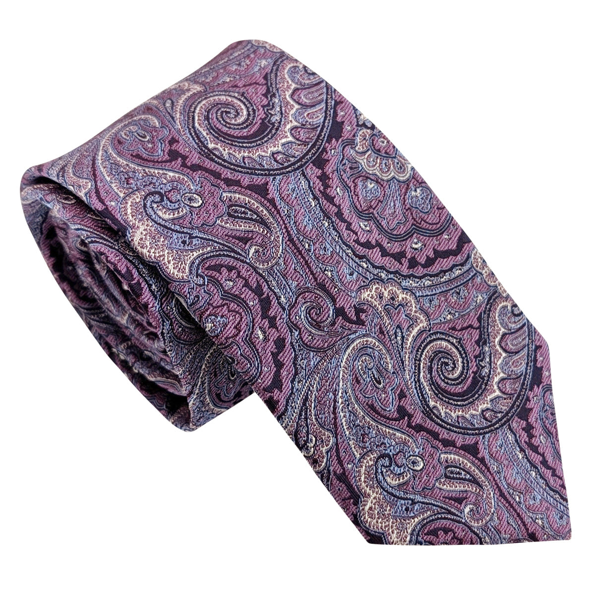 Purple-_-Sky-Paisley-Silk-Wedding-Tie