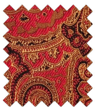 Red-_-Gold-Paisley-Silk-Wedding-Tie-Swatch