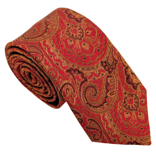 Red-_-Gold-Paisley-Silk-Wedding-Tie