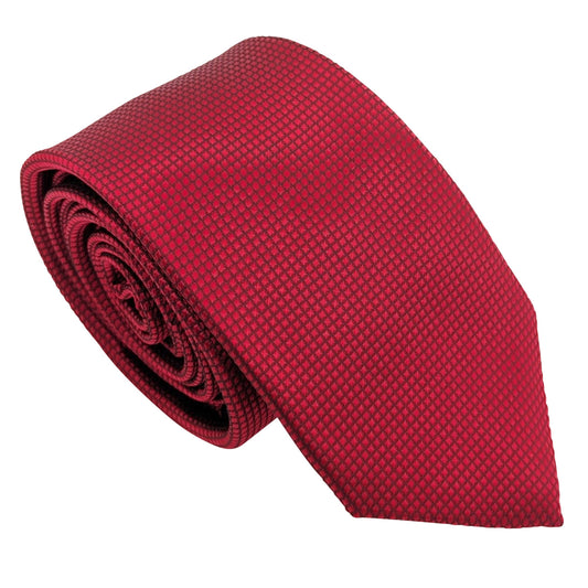 Redcurrant Textured Wedding Tie