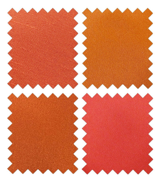 Rust Wedding Tie Swatch Pack