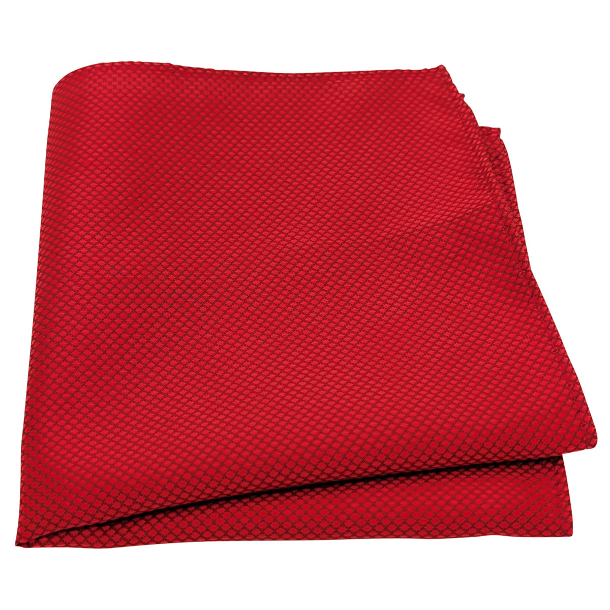 Scarlet Textured Pocket Square