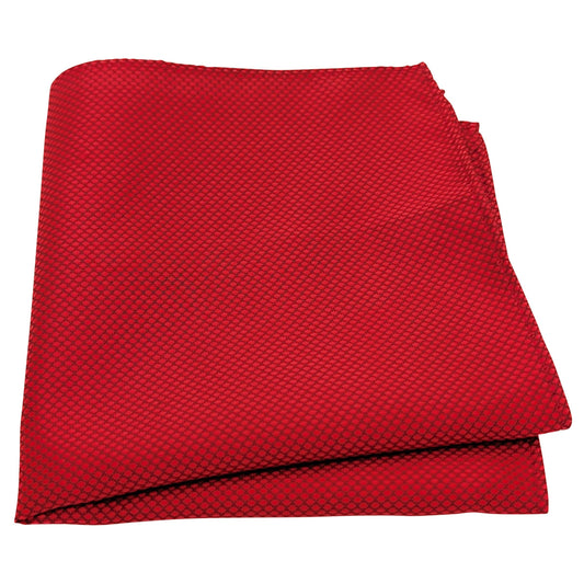 Scarlet Textured Pocket Square