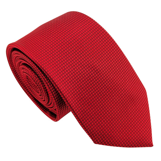 Scarlet Textured Wedding Tie