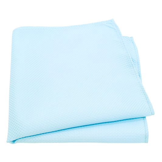 Sky Textured Pocket Square