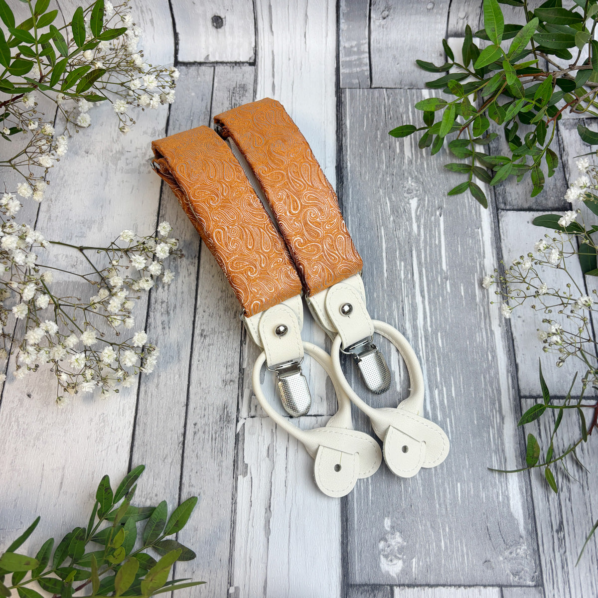 Spice Paisley Braces
