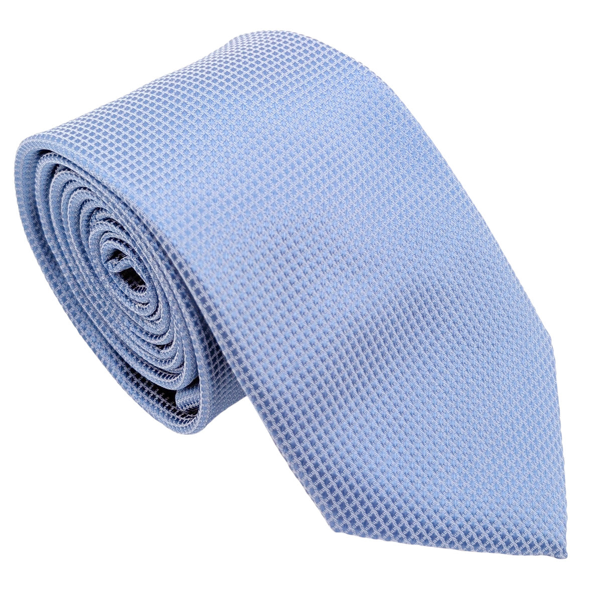 Steel Blue Textured Wedding Tie
