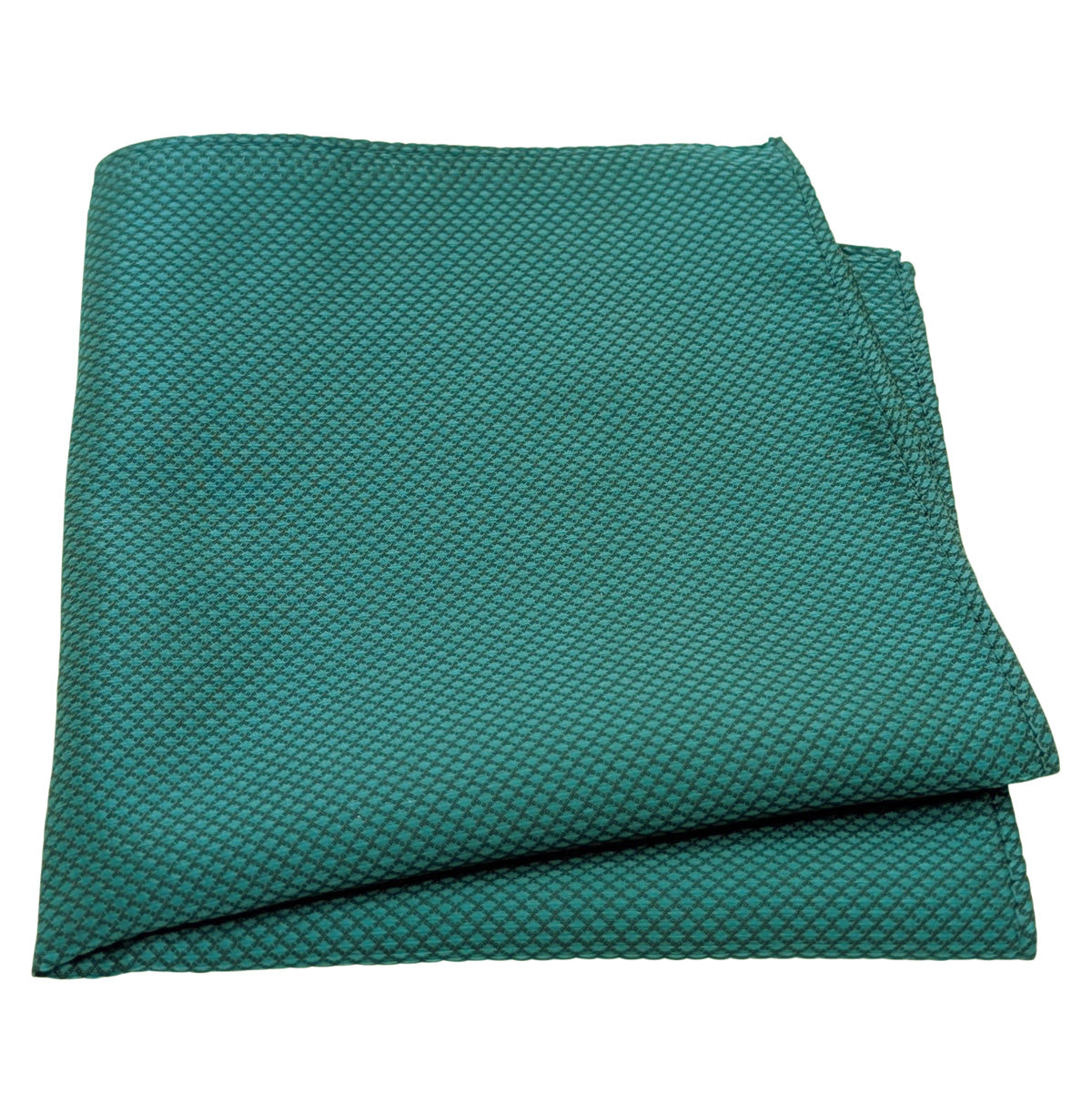 Teal Textured Pocket Square