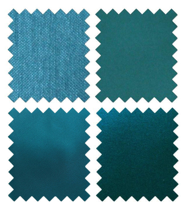 Teal Wedding Tie Swatch Pack