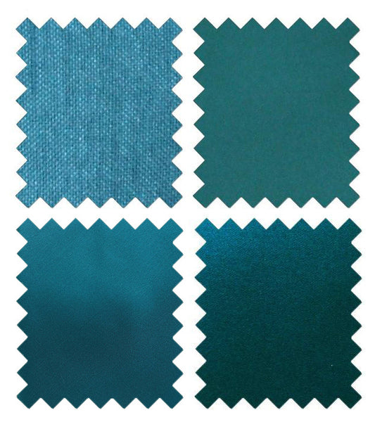 Teal Wedding Tie Swatch Pack