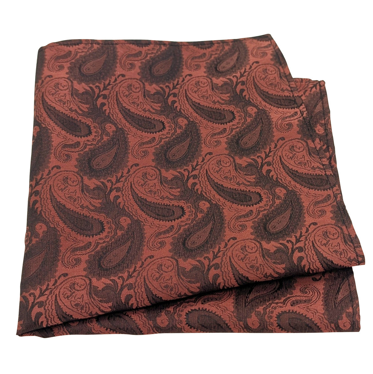 Terracotta-Paisley-Pocket-Square