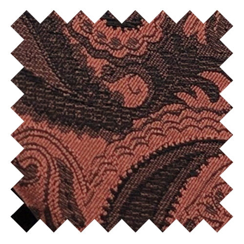 Terracotta Paisley Wedding Swatch