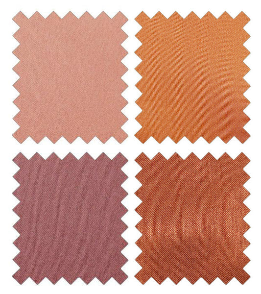 Terracotta Wedding Tie Swatch Pack