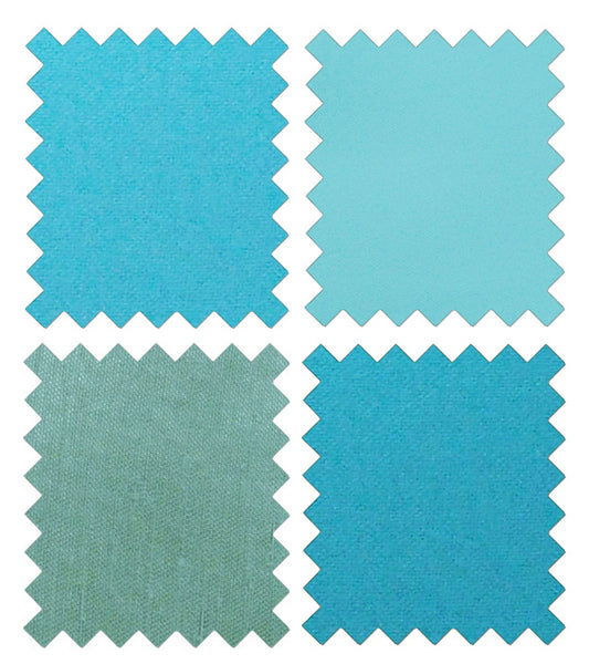 Turquoise Wedding Tie Swatch Pack