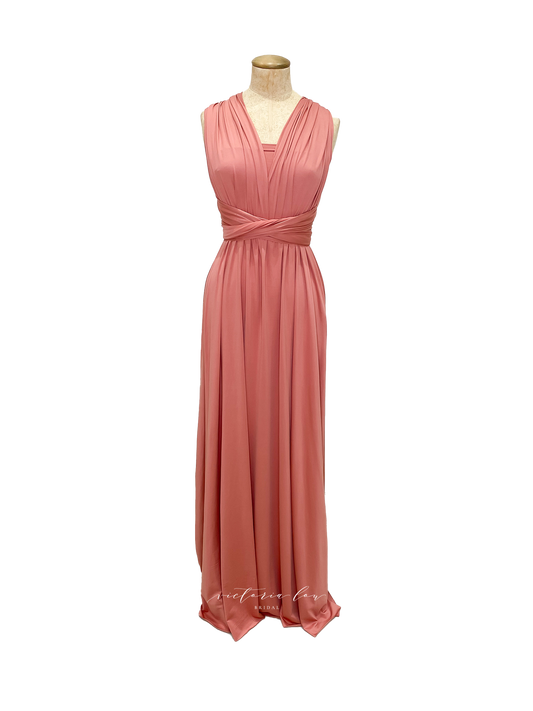 Matching Tie Swatch - Antique Pink Dress from Victoria Lou Bridal