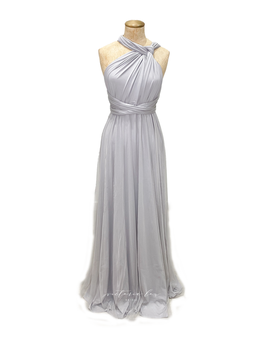 Matching Tie Swatch - Dove Grey Dress from Victoria Lou Bridal