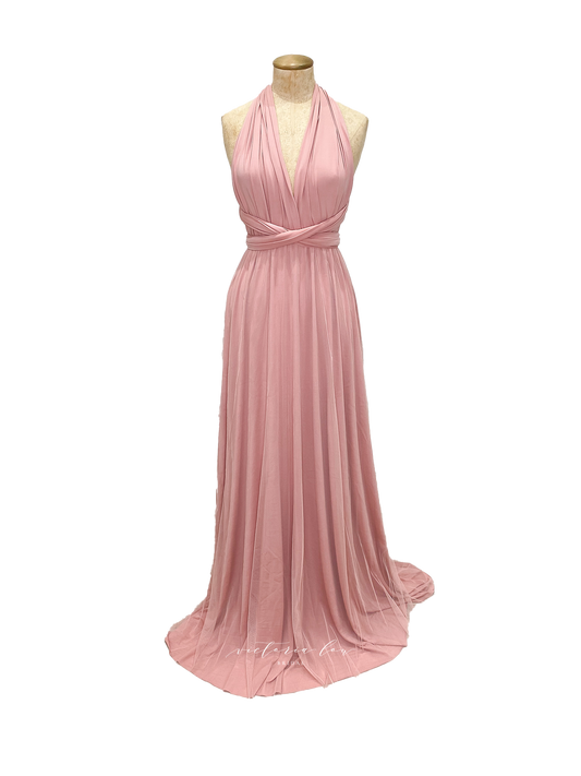 Matching Tie Swatch - Dusky Pink Dress from Victoria Lou Bridal