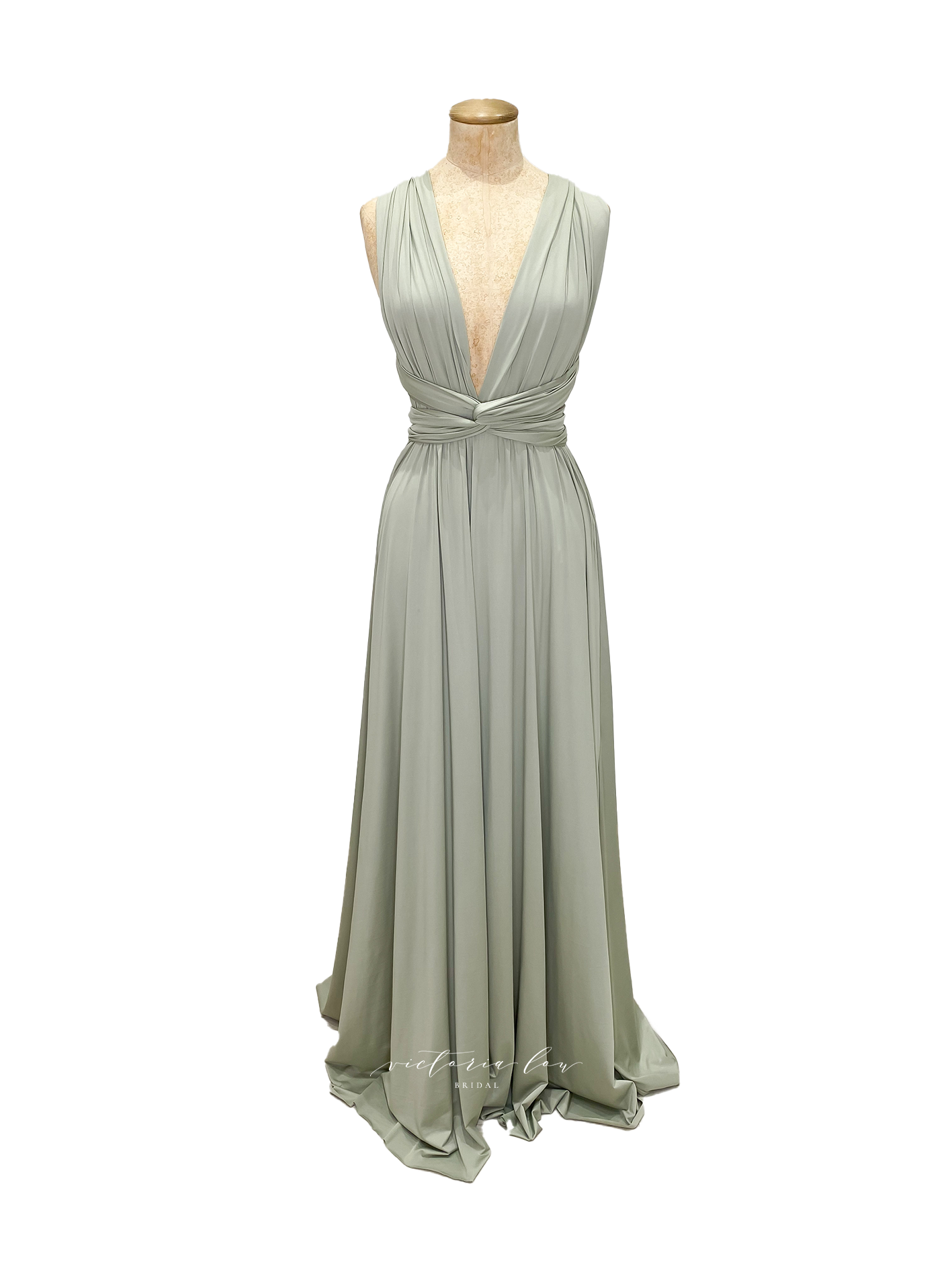 Matching Tie Swatch - Fossil Dress from Victoria Lou Bridal