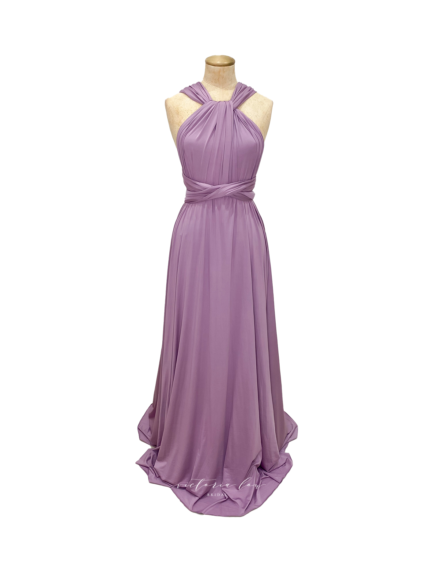 Matching Tie Swatch - Grape Dress from Victoria Lou Bridal