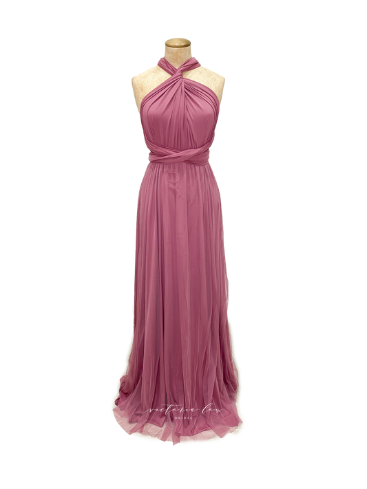 Matching Tie Swatch - Mauve Dress from Victoria Lou Bridal