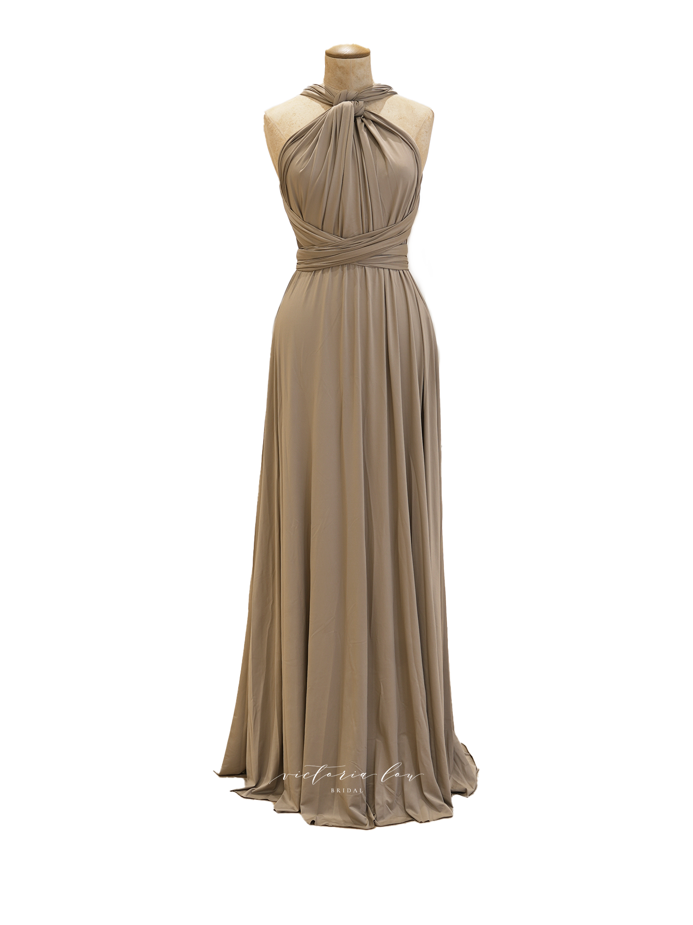 Matching Tie Swatch - Mink Dress from Victoria Lou Bridal
