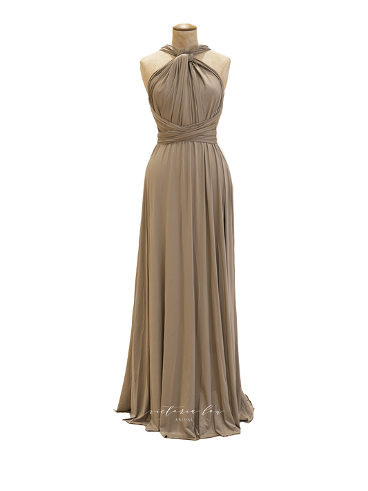 Matching Tie Swatch - Mink Dress from Victoria Lou Bridal
