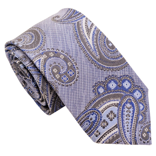 Violet-Paisley-Silk-Wedding-Tie