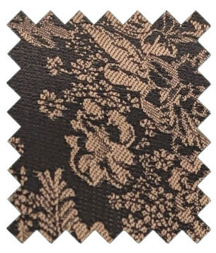 Walnut Floral Wedding Tie Swatch