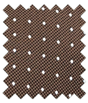 Walnut Pin Dots Wedding Tie Swatch