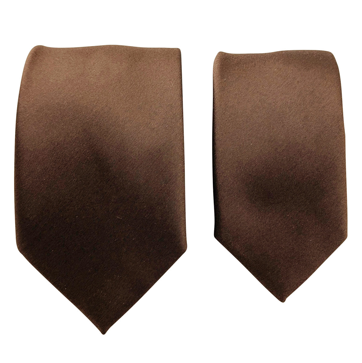 Walnut Wedding Tie and Boys Tie Comparison