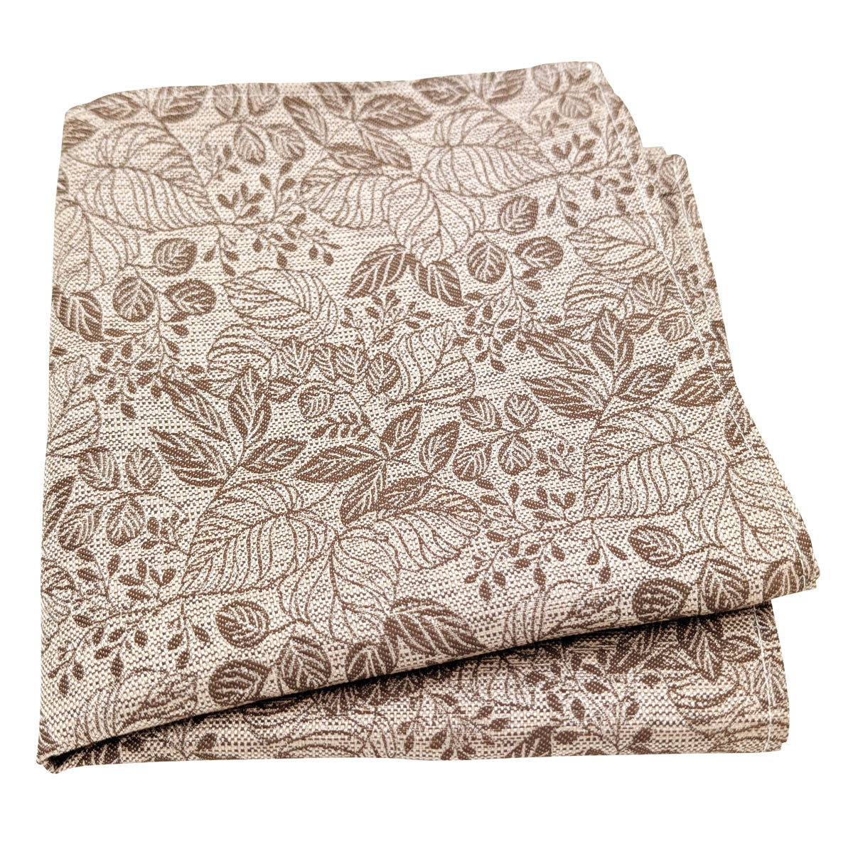 Walnut Woodland Leaves Pocket Square