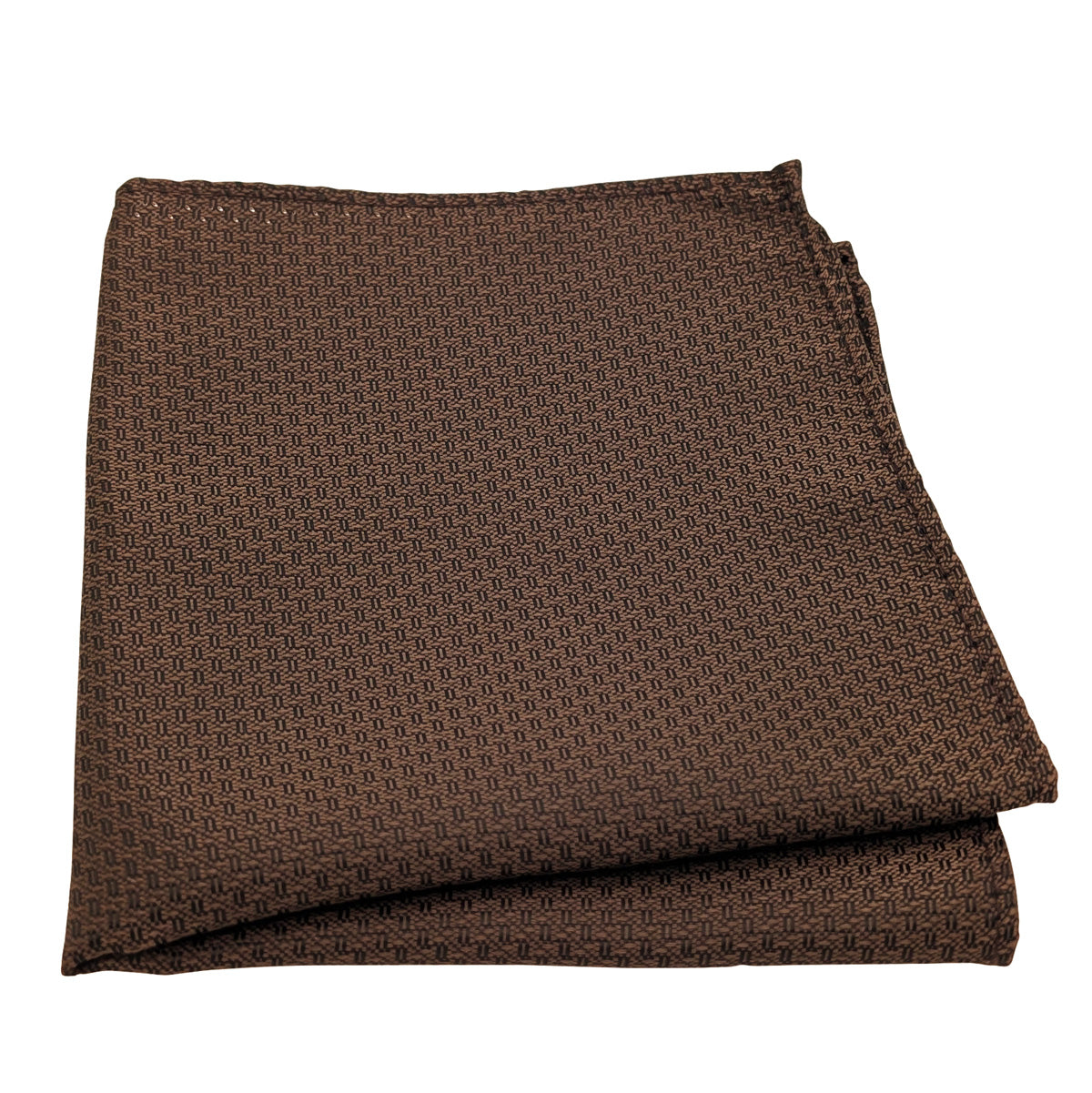 Walnut Woven Pocket Square