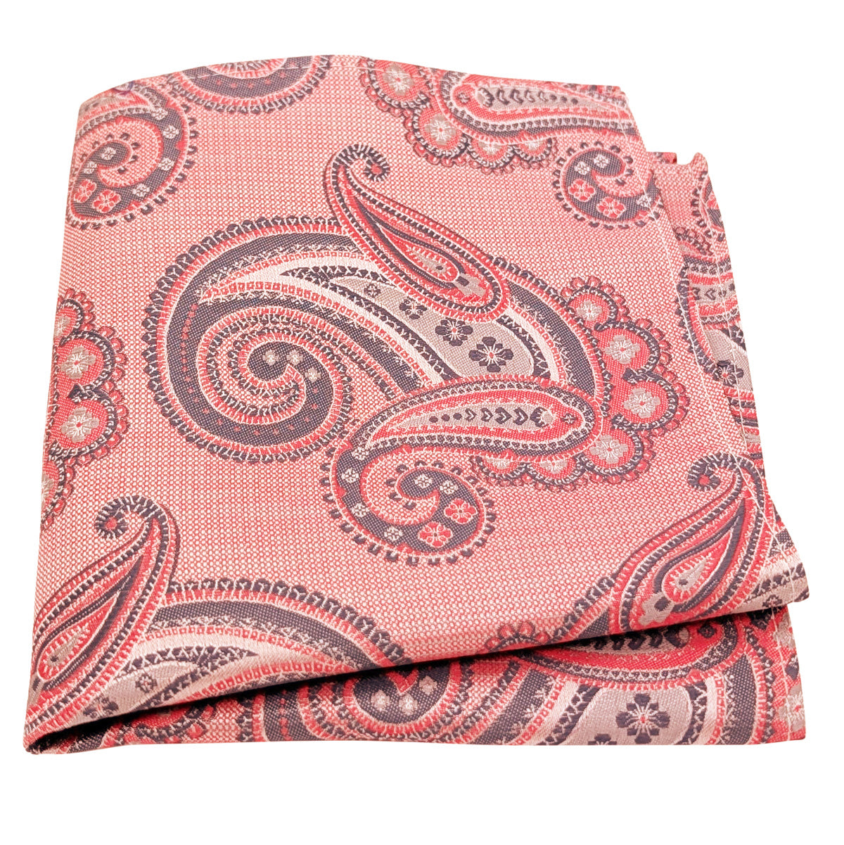 Watermelon-Paisley-Silk-Pocket-Square