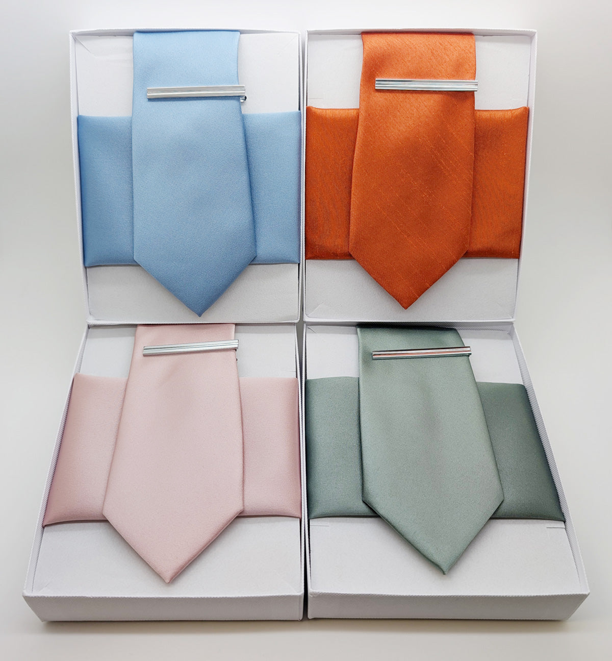 Spice Damask Wedding Tie