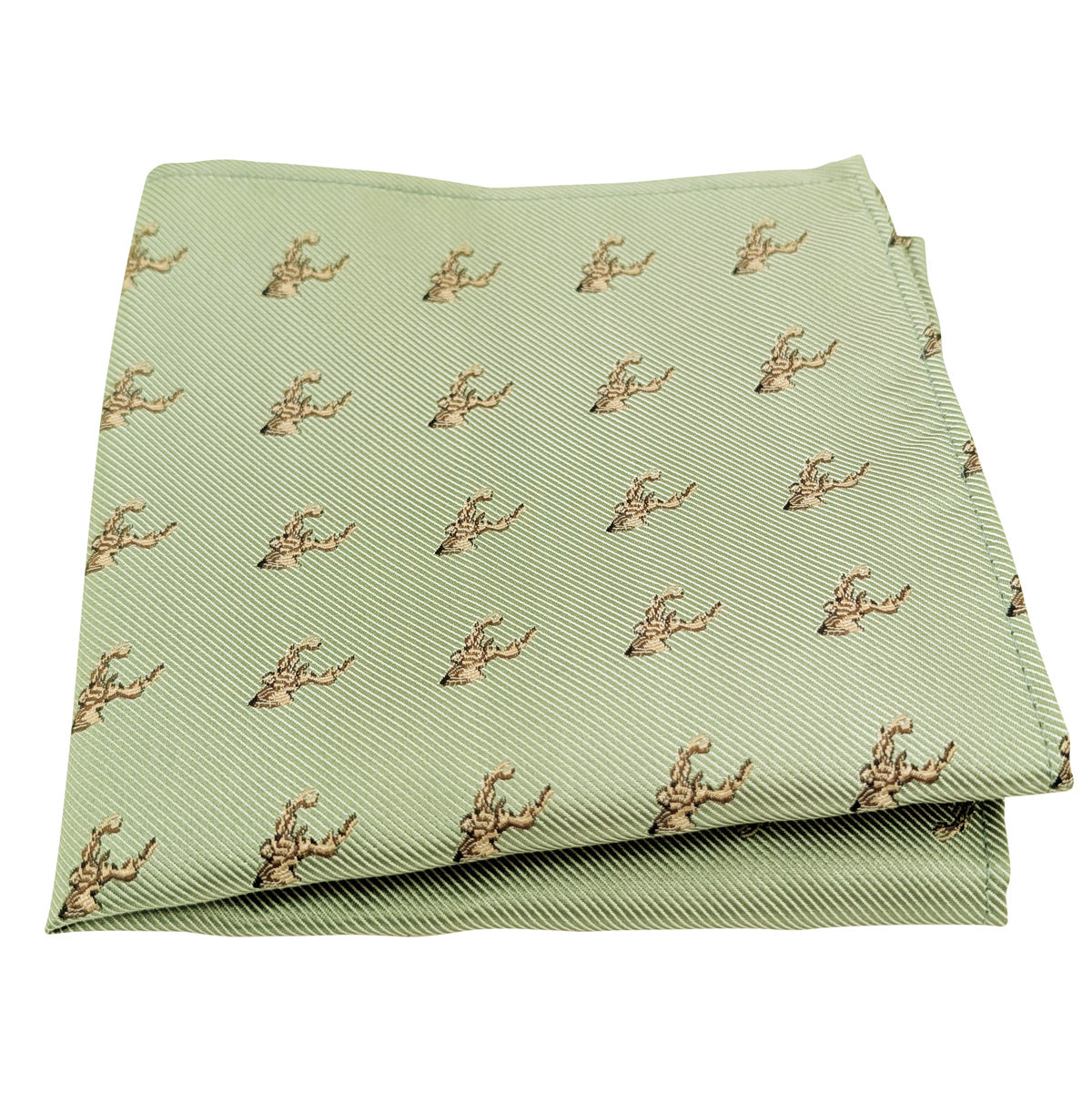 Wild Sage Stags Pocket Square