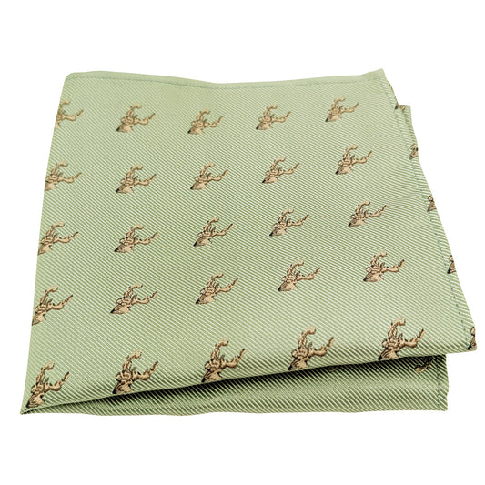 Wild Sage Stags Pocket Square