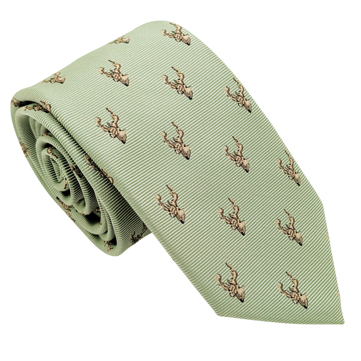 Wild Sage Stags Wedding Tie