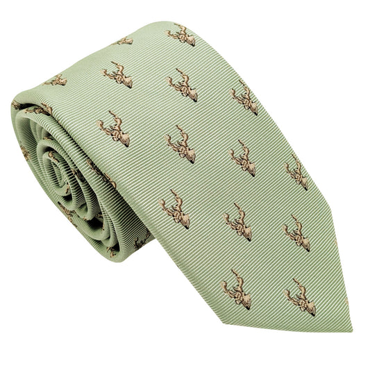 Wild Sage Stags Wedding Tie
