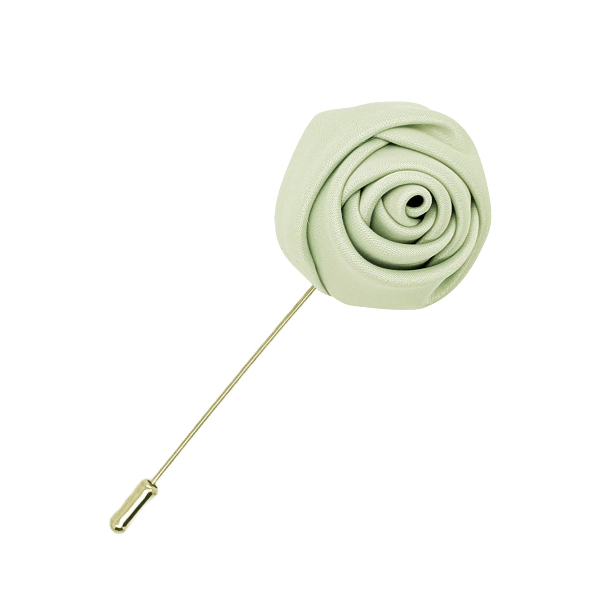Willow Wedding Lapel Pin – Fabric Flower Boutonniere – Swagger & Swoon