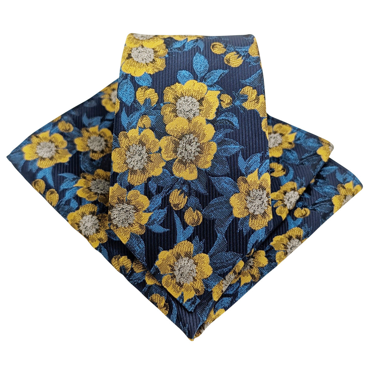Yellow-Daisies-Wedding-Tie-and-Pocket-Square-Set