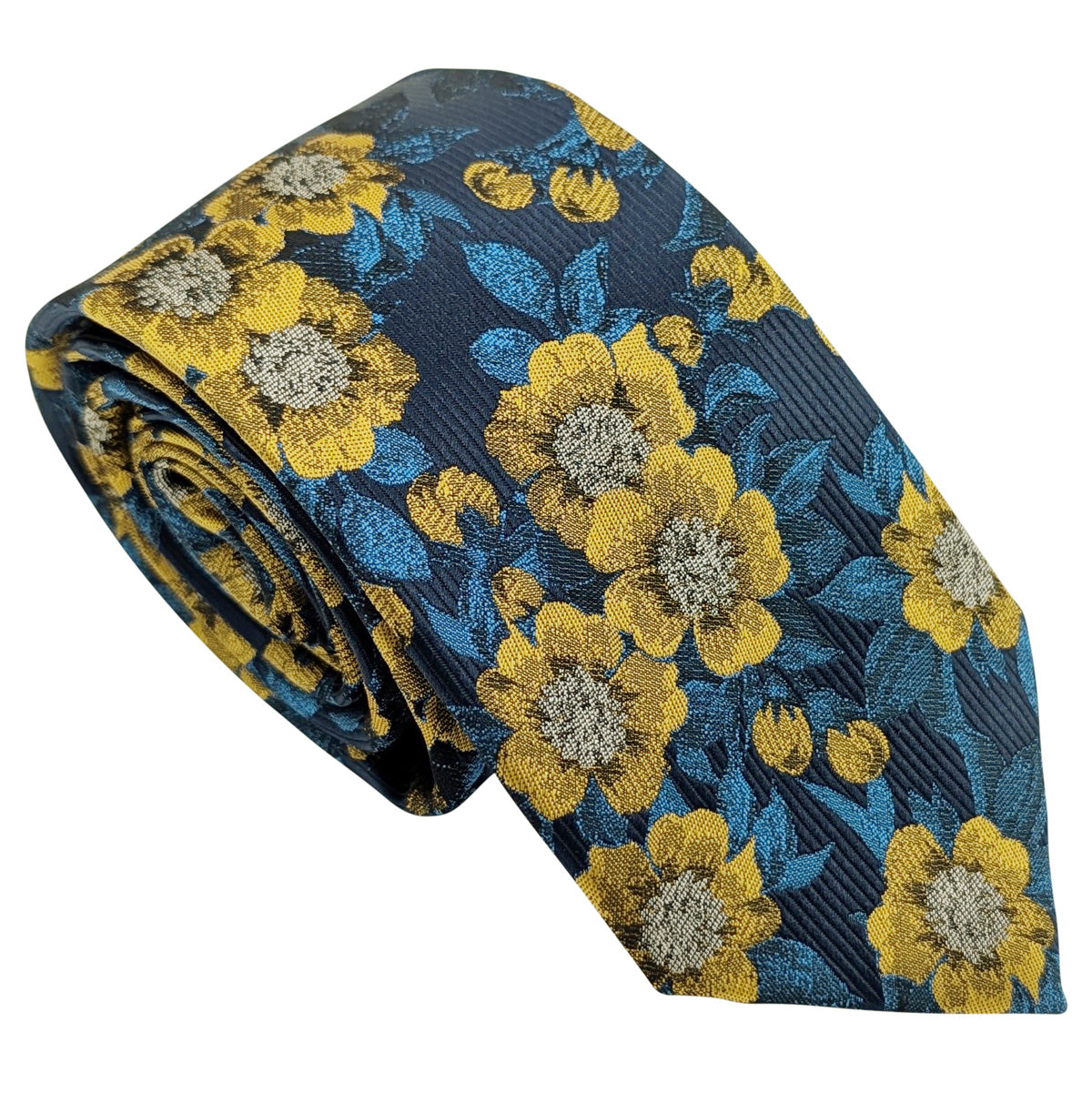 Yellow-Daisies-Wedding-Tie