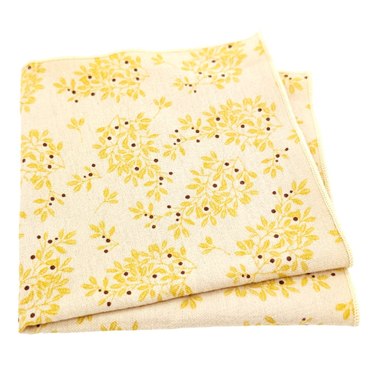 Yellow-Leaves-Brushed-Cotton-Pocket-square