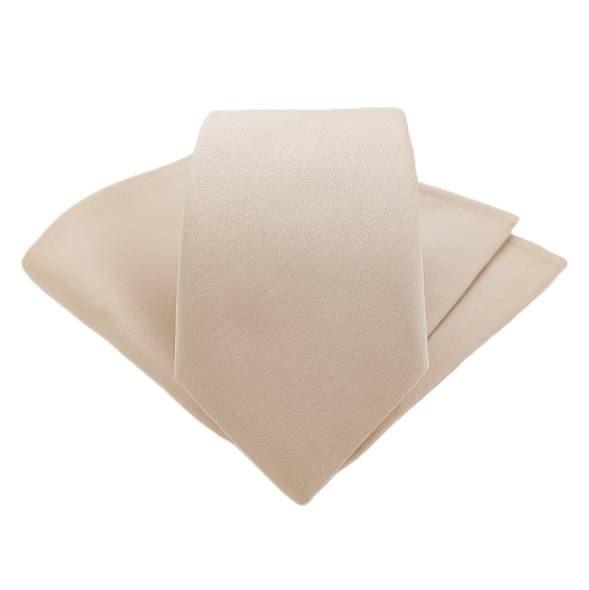 Antique Champagne Wedding Tie - Wedding Tie - Skinny - Add Pocket Square - Save £1.00 - Swagger & Swoon