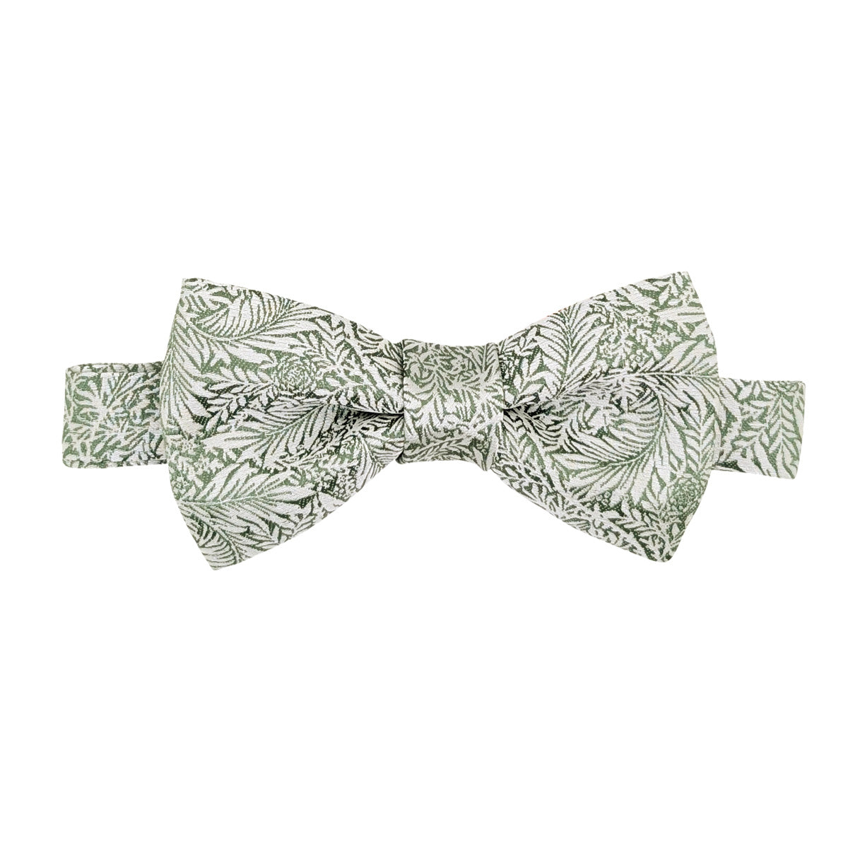 Sage & Silver Leaves Boys Bow Ties