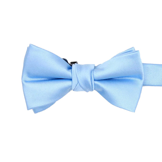 Cloudy Blue Boys Bow Ties