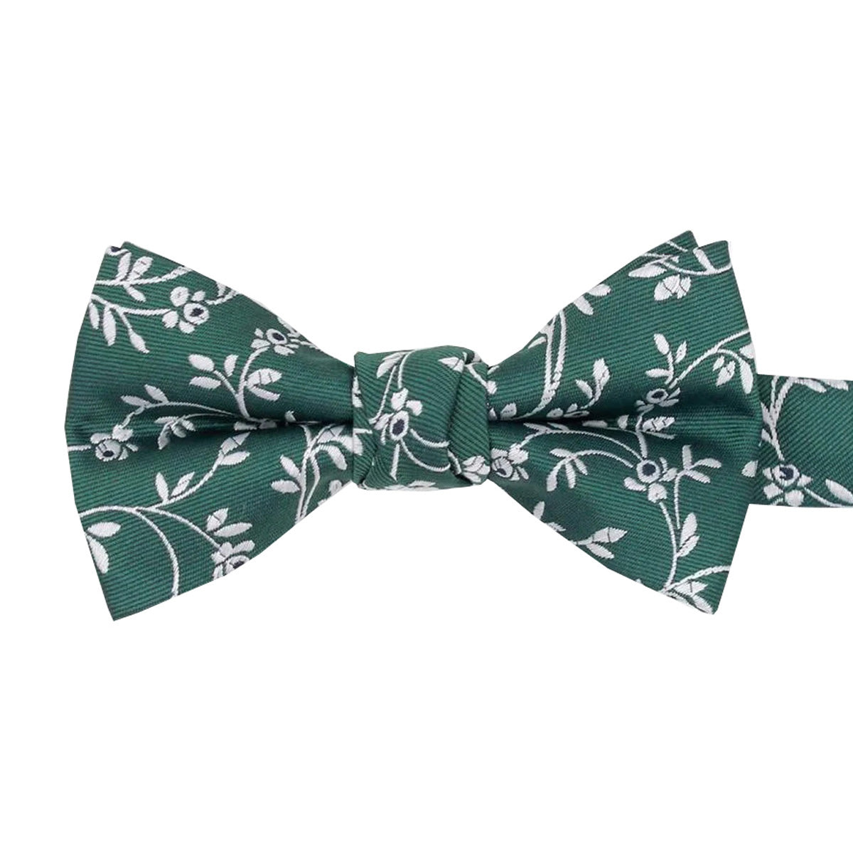 Dark Green Leaves Boys Bow Ties