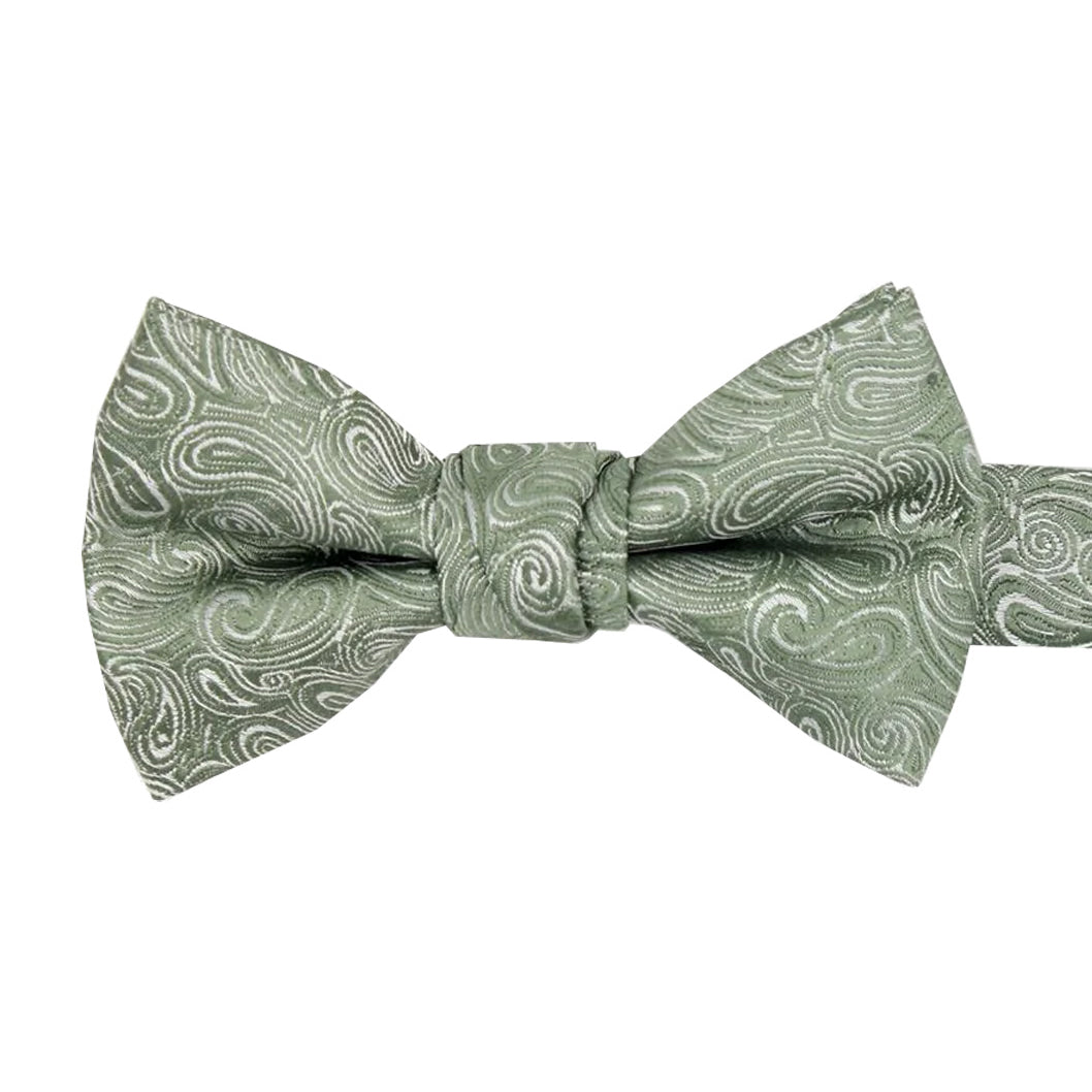 Wild Sage Paisley Bow Tie