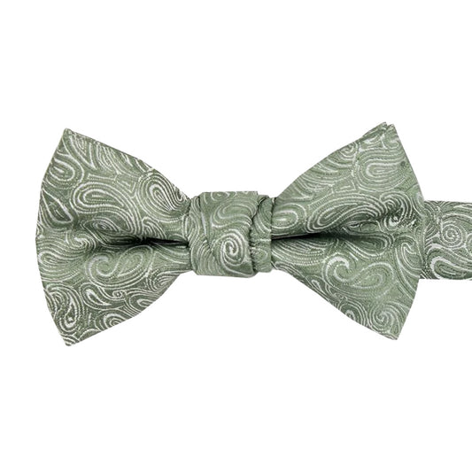 Wild Sage Paisley Bow Tie