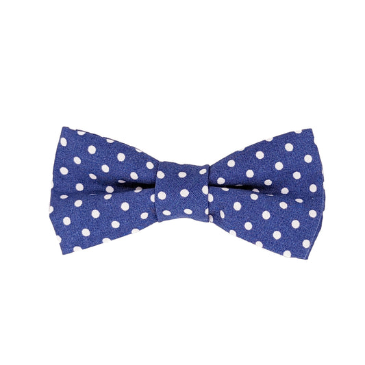French Navy Spot Bow Ties